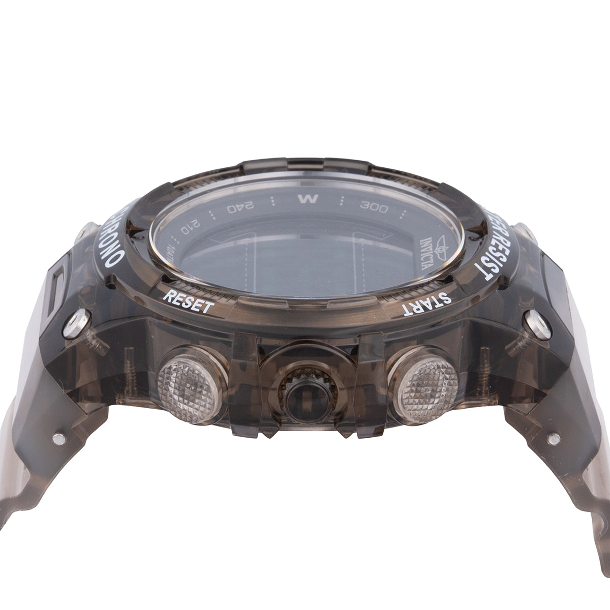 Invicta Racing F1 Digital Unisex Watch - 52mm, Transparent, Smoke