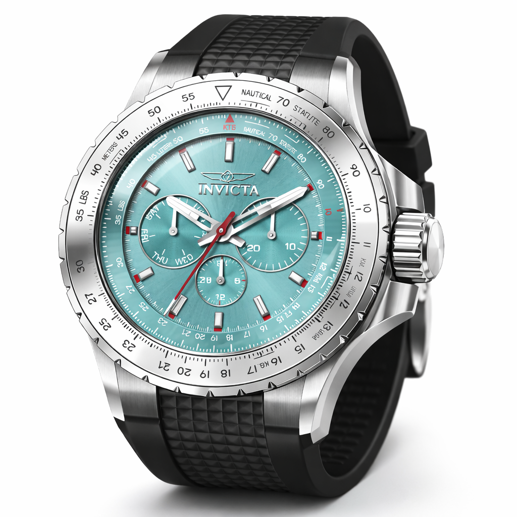Invicta PILOT Men's Watch - 50mm, Blue - Racing Blue