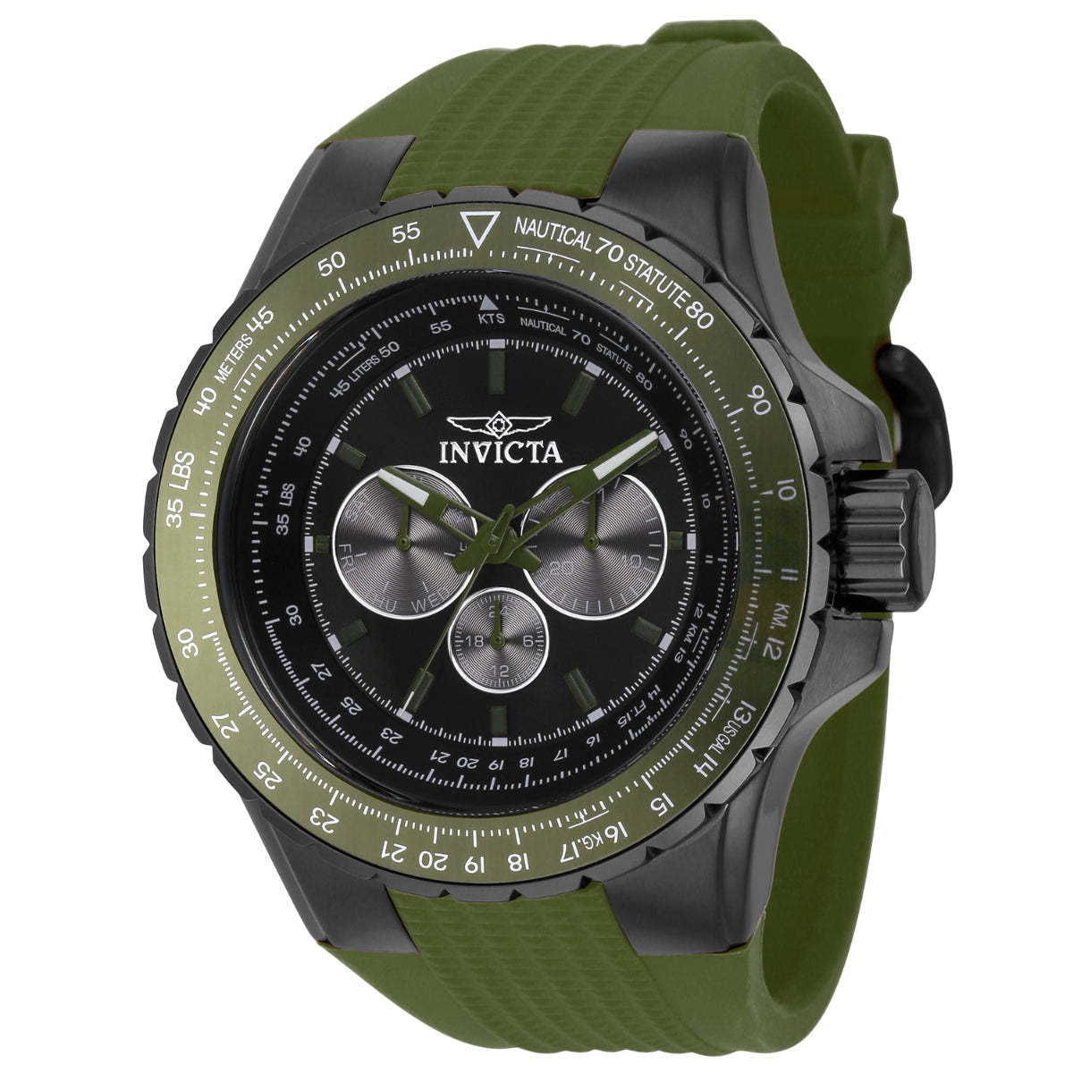 Invicta Pilot Men's Watch - 50mm, Green