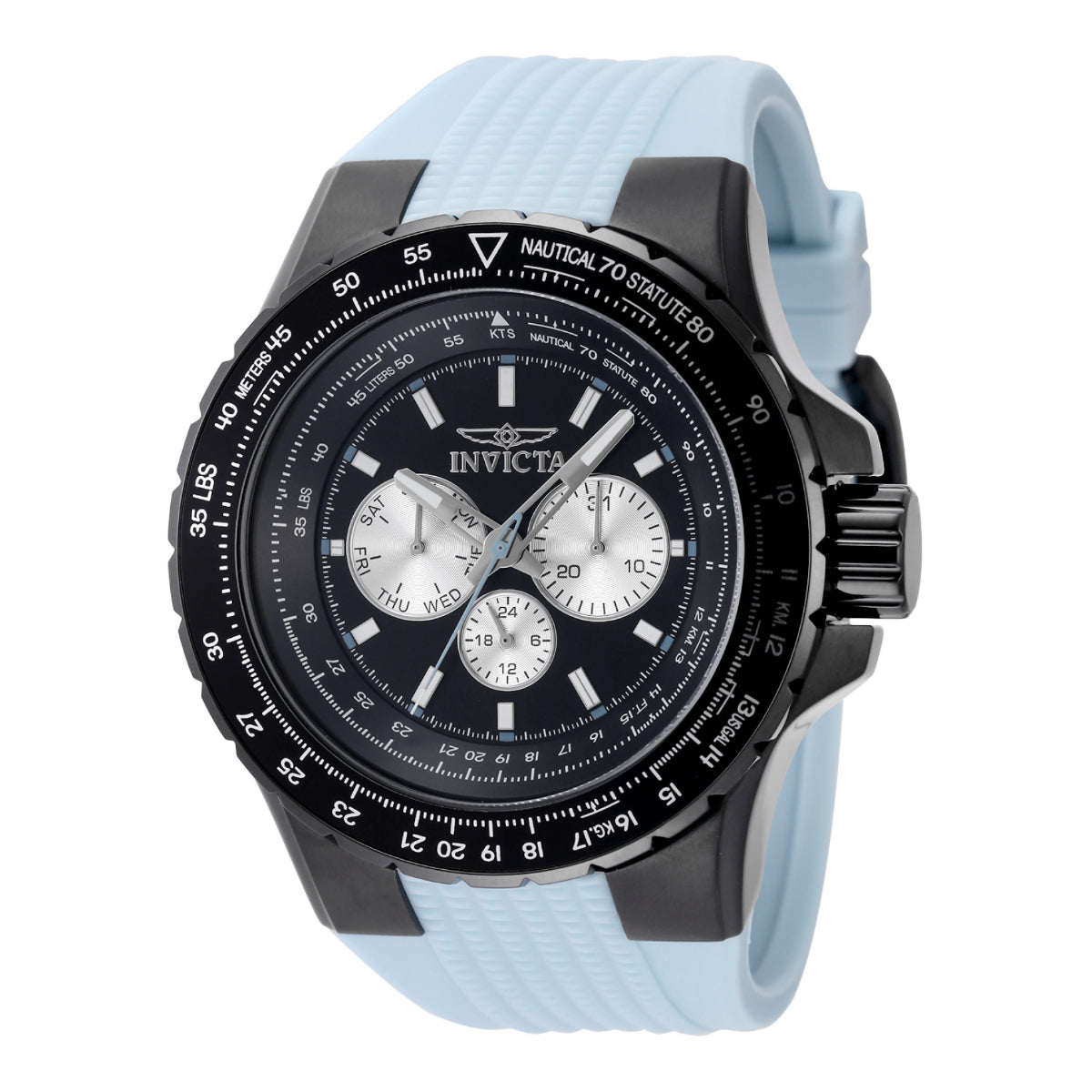 Invicta PILOT Men's Watch - 50mm, Black-Blue