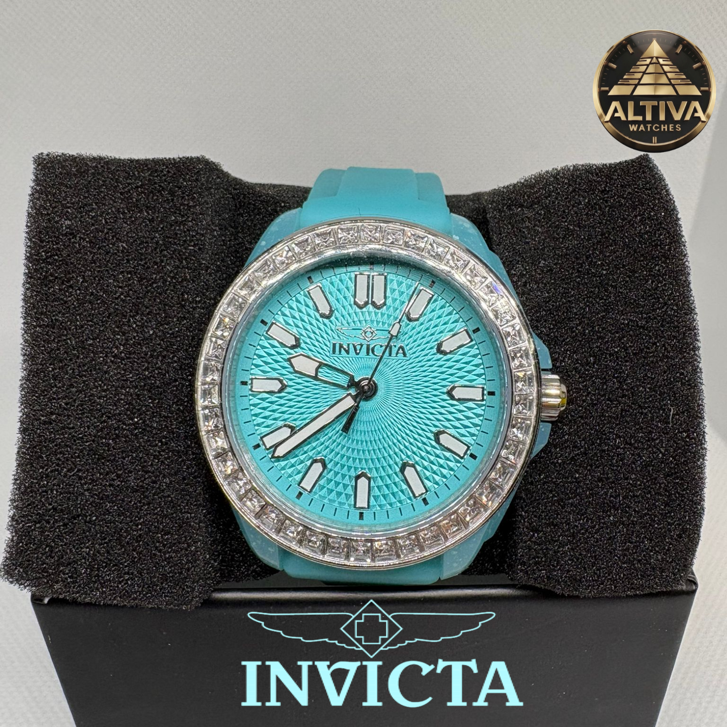 Invicta Aquarius Unisex Watch - 38mm, Aqua