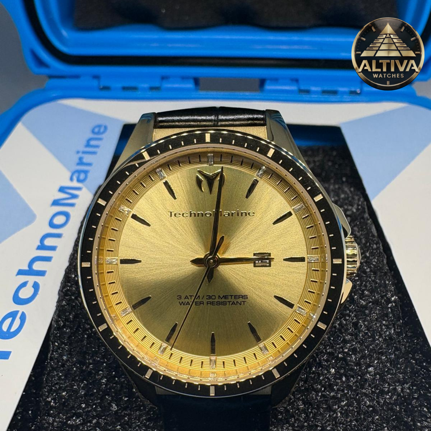 TechnoMarine Moon/Sun Women's - 36mm, Gold
