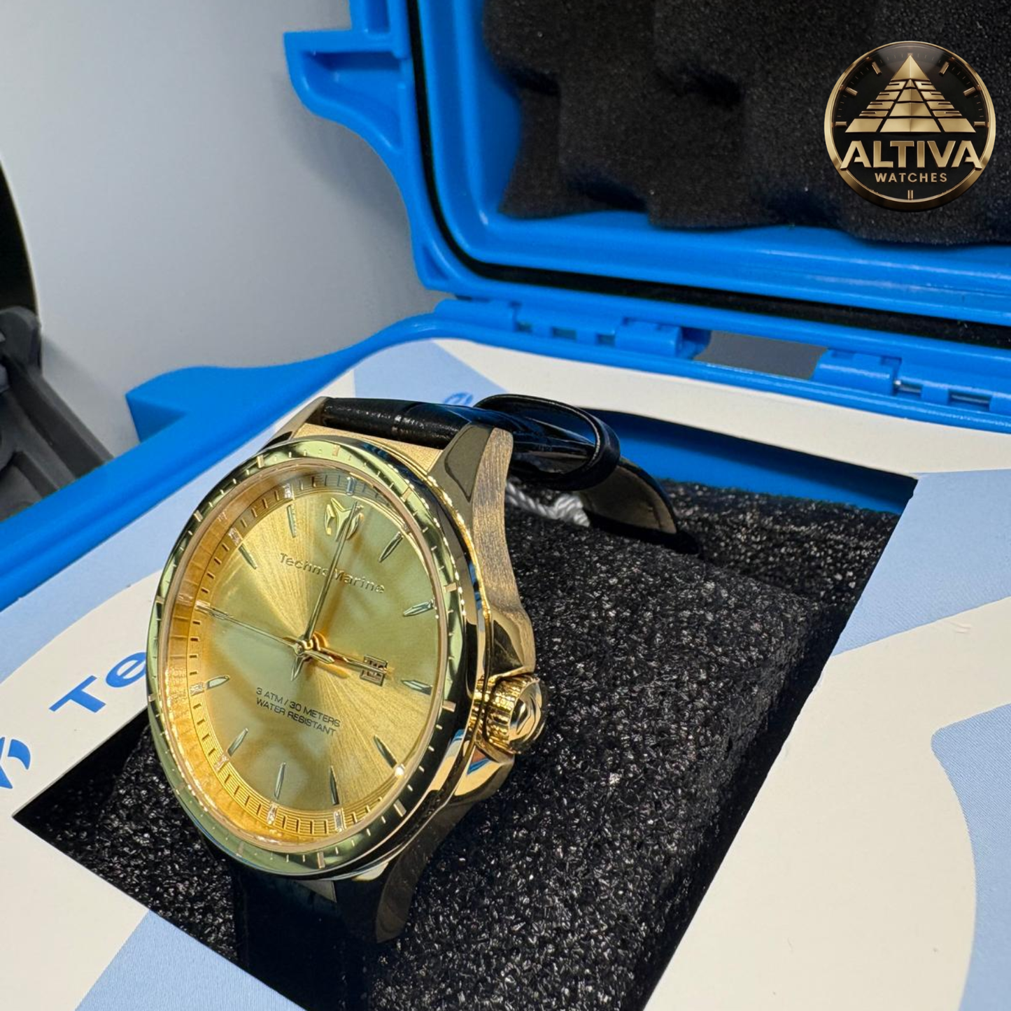 TechnoMarine Moon/Sun Women's - 36mm, Gold