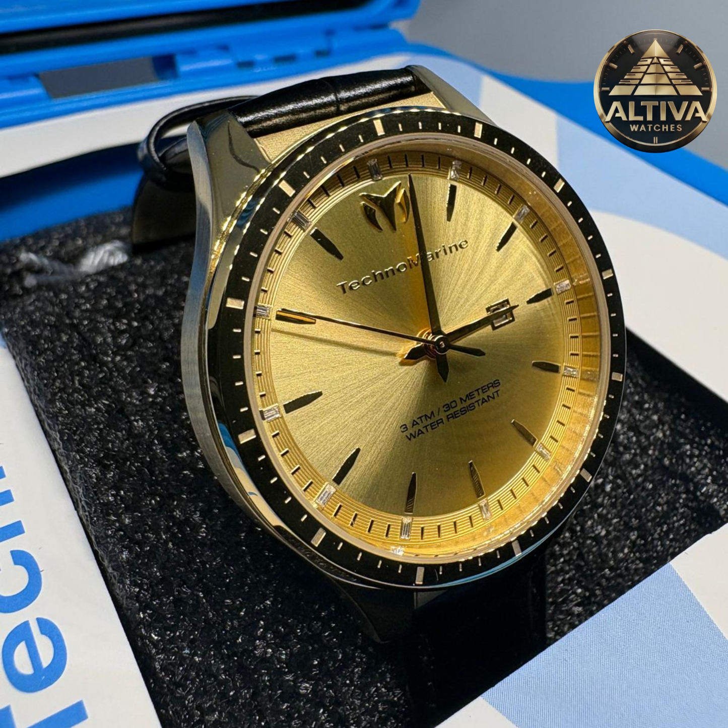 TechnoMarine Moon/Sun Women's - 36mm, Gold