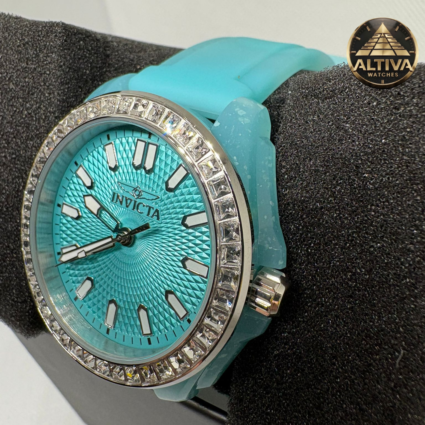 Invicta Aquarius Unisex Watch - 38mm, Aqua