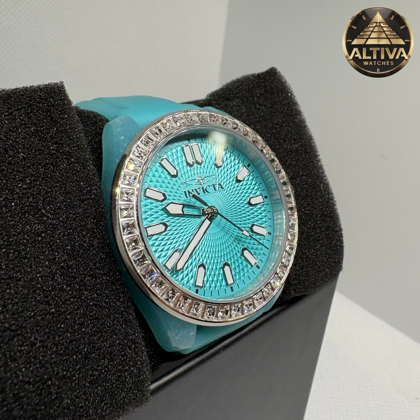 Invicta Aquarius Unisex Watch - 38mm, Aqua