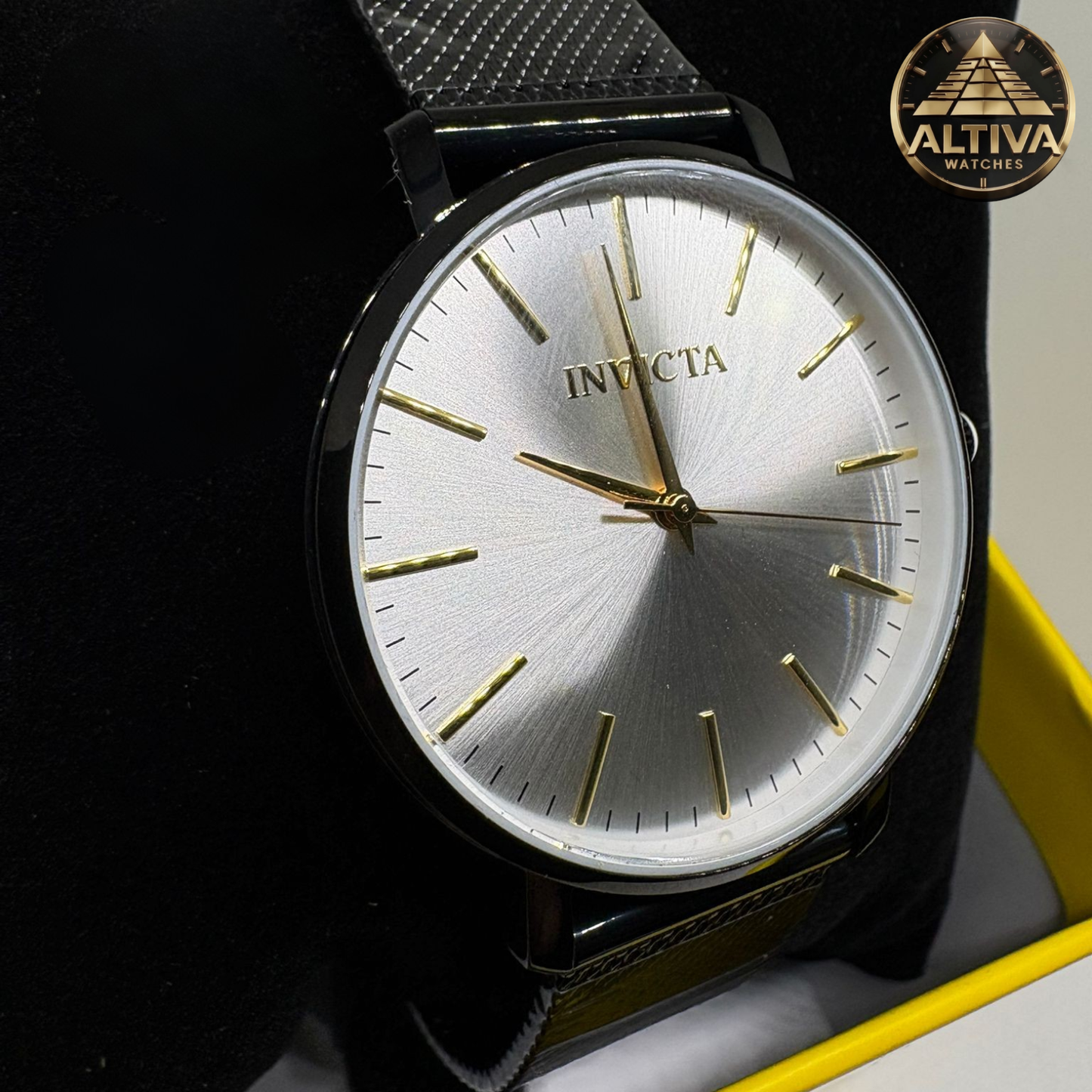 Invicta Aura Women's Watch - 38mm, Black an Steel