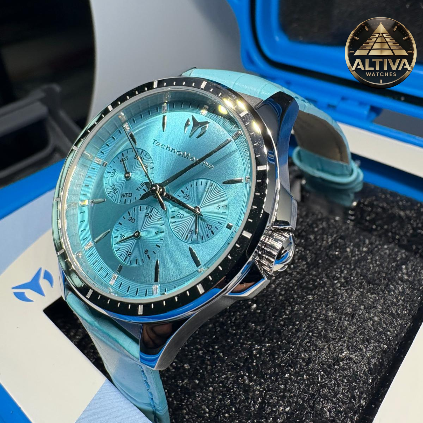 TechnoMarine Saphire Women's - 36mm, Aqua Blue