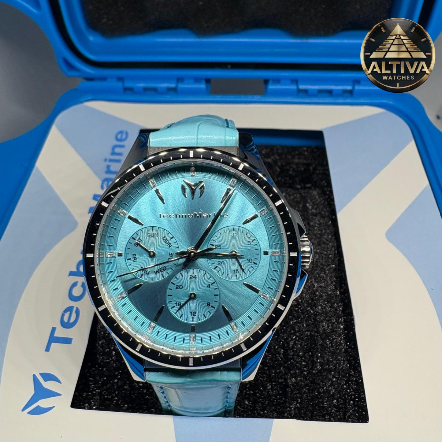 TechnoMarine Saphire Women's - 36mm, Aqua Blue