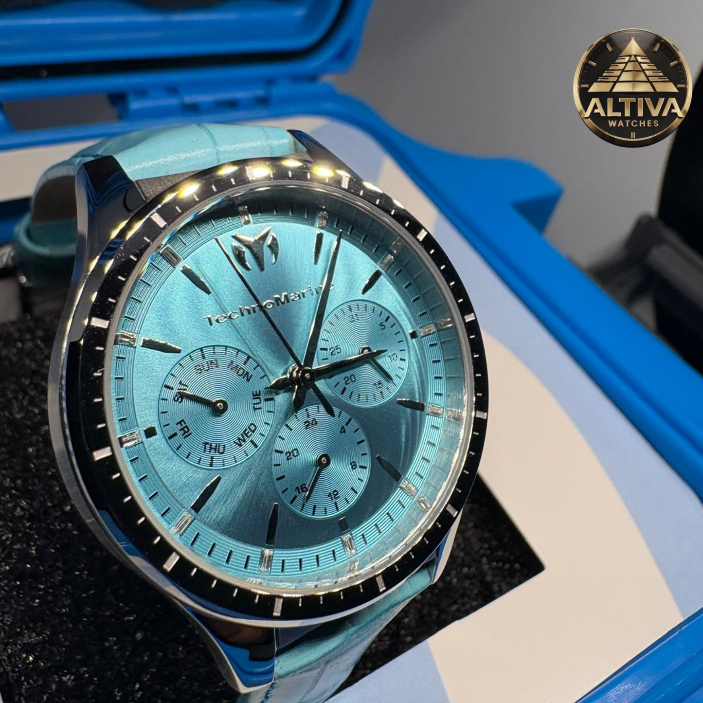 TechnoMarine Saphire Women's - 36mm, Aqua Blue