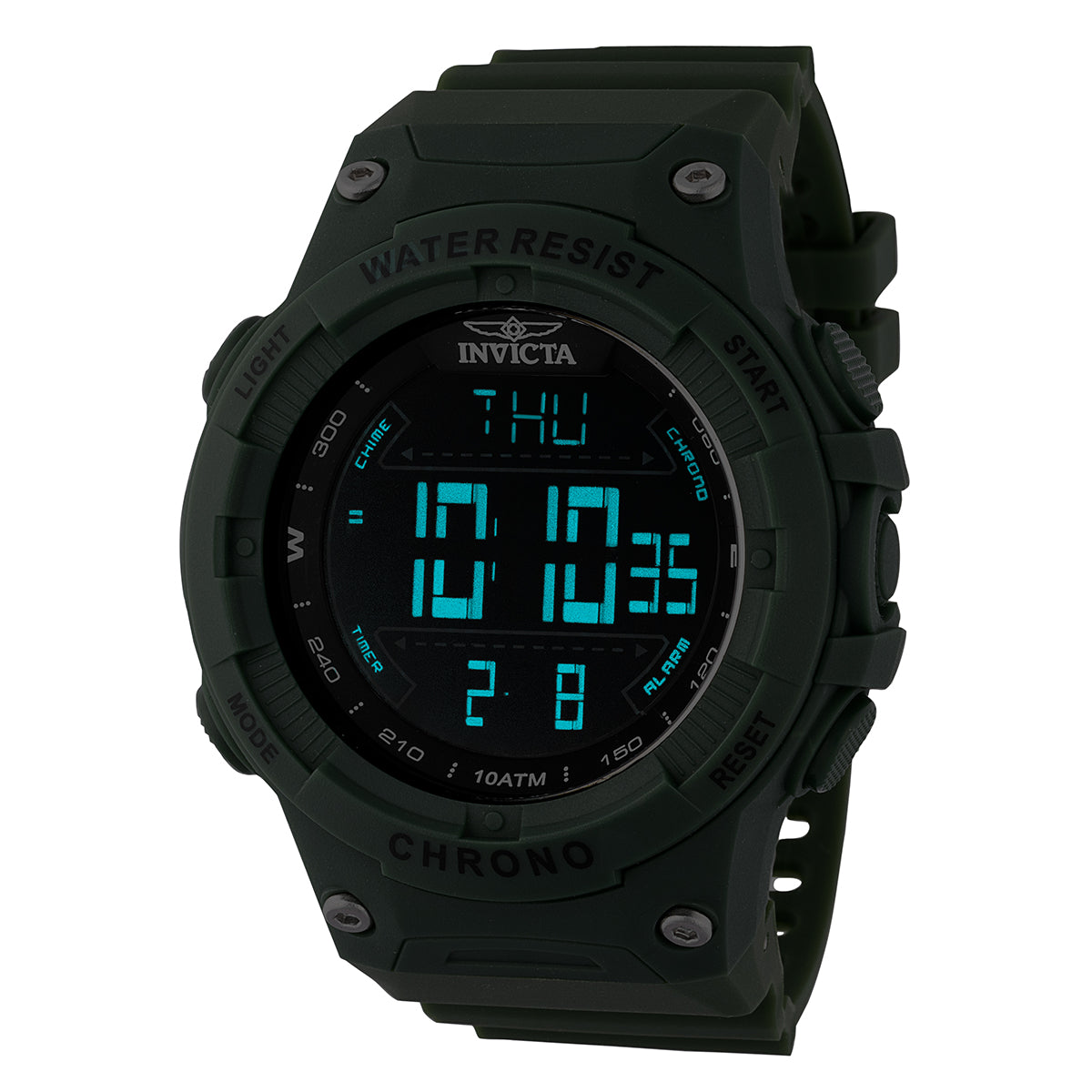 Invicta Racing F1 Digital UNISEX Watch - 52mm, Deep Green