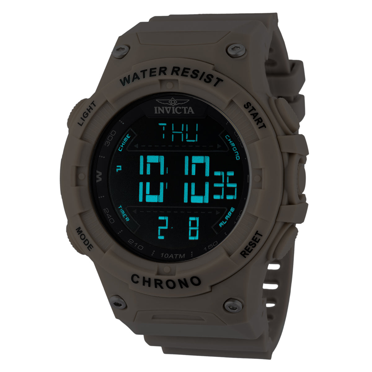 Invicta Racing F1 Digital UNISEX Watch - 52mm, Sand