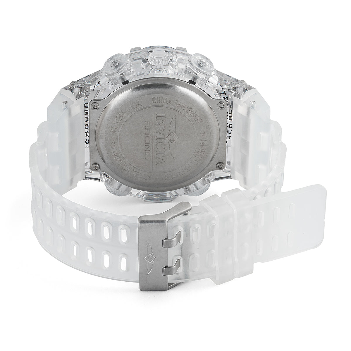 Invicta Racing F1 Digital UNISEX Watch - 52mm, Transparent Diamond