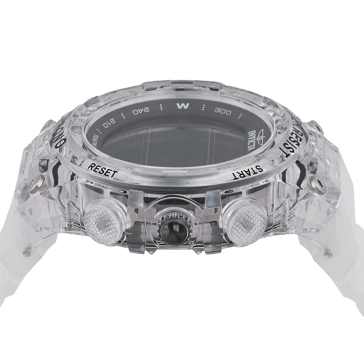 Invicta Racing F1 Digital UNISEX Watch - 52mm, Transparent Diamond