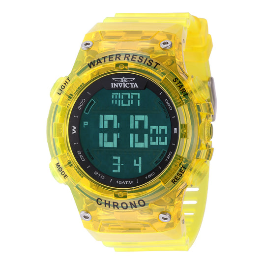 Invicta Racing F1 Digital UNISEX Watch - 52mm, Transparent, Sun Beach