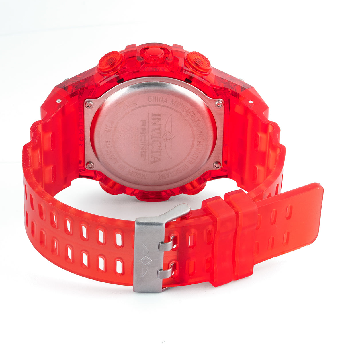 Invicta Racing F1 Digital Men's Watch - 52mm, Red Corsa