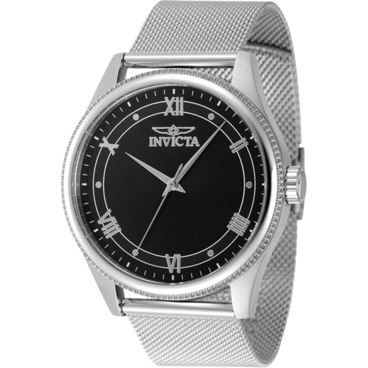 Invicta Rome Unisex Watch - 43mm, Black