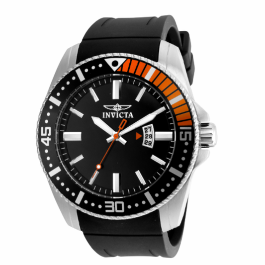 Invicta F1 Racing Men's - 48mm, Black F1 Racing Orange