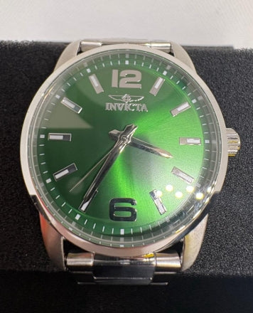 Invicta Elegance Men's- Unisex Watch - 43mm, Steel Green