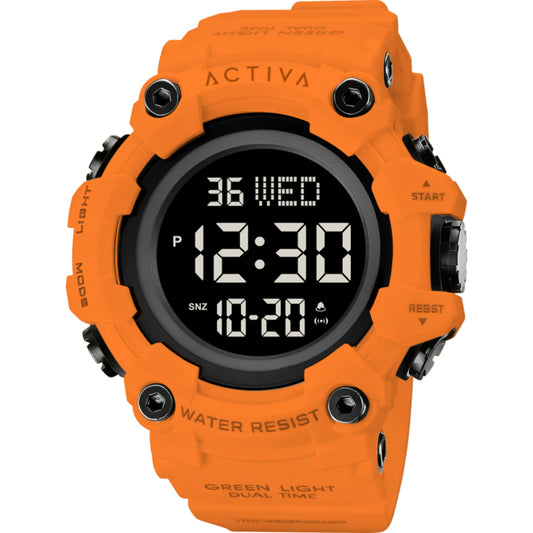 Activa X Invicta Digital Men's Watch - 53mm, Orange