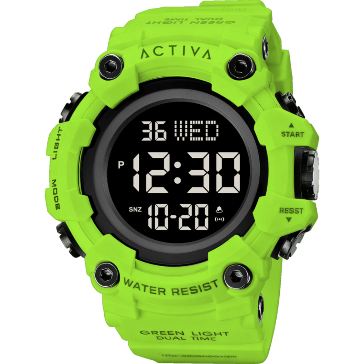 Activa X Invicta Digital Men's Watch - 53mm, GREEN