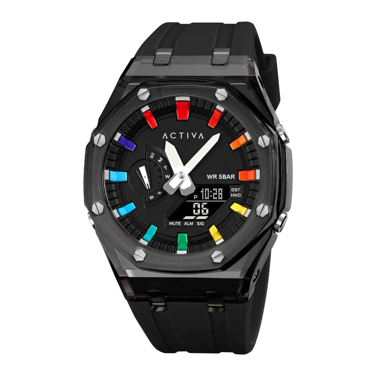 Activa X Invicta Unisex Digital Watch - 44.2mm, Black